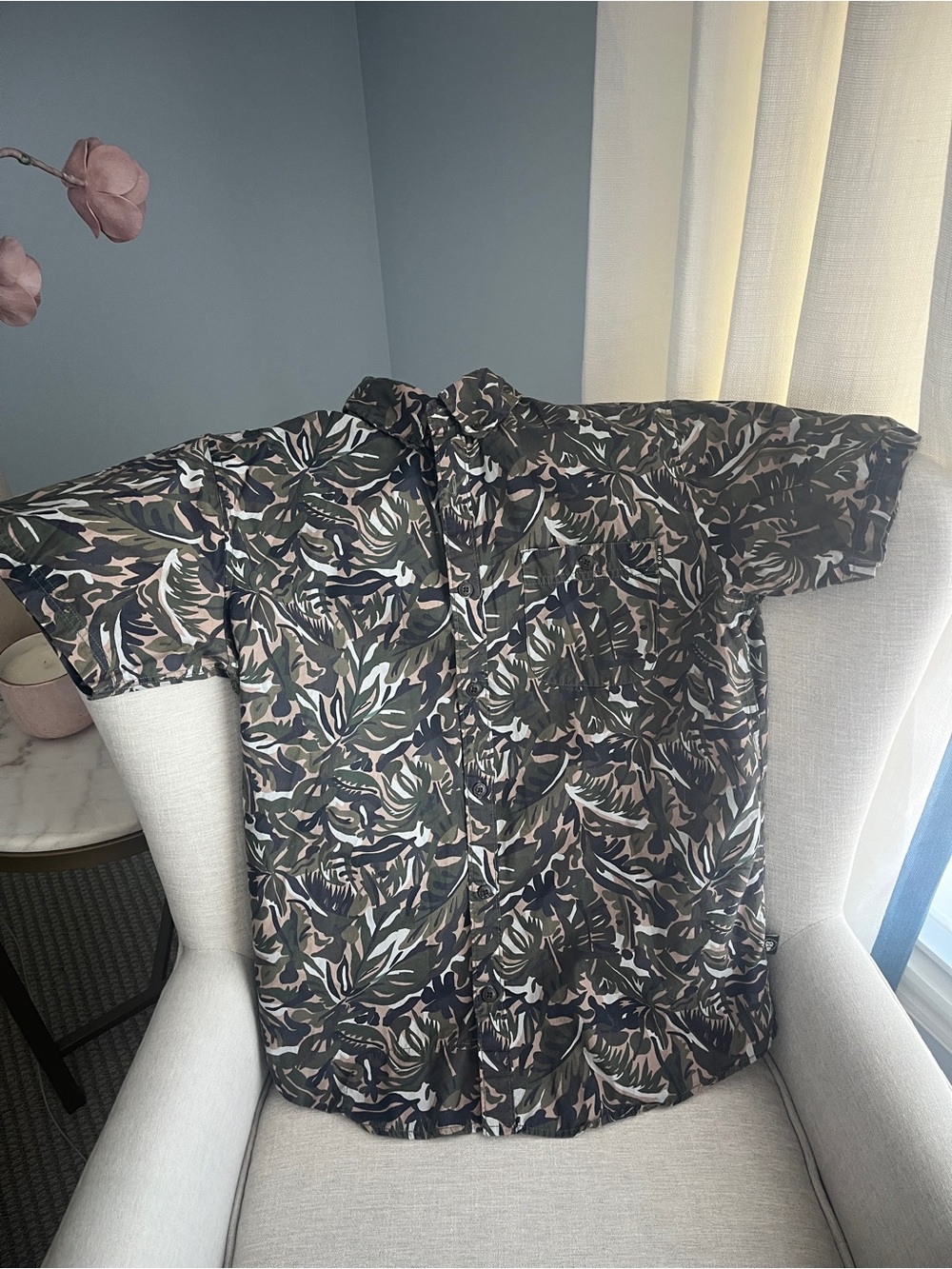 Howler Brothers Mansfield Shirt Ocean Motion Oil Slick Size S